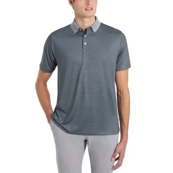 NEW Hickey Freeman Men's L Polo Shirt Golf Moisture-Wicking Stretch Polyester - Picture 1 of 7